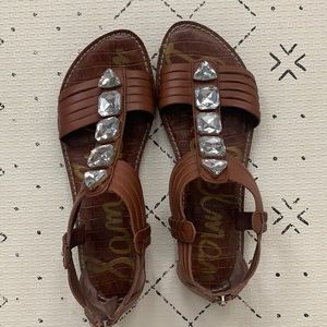 Sam Edelman Rhinestone sandals size 9.5